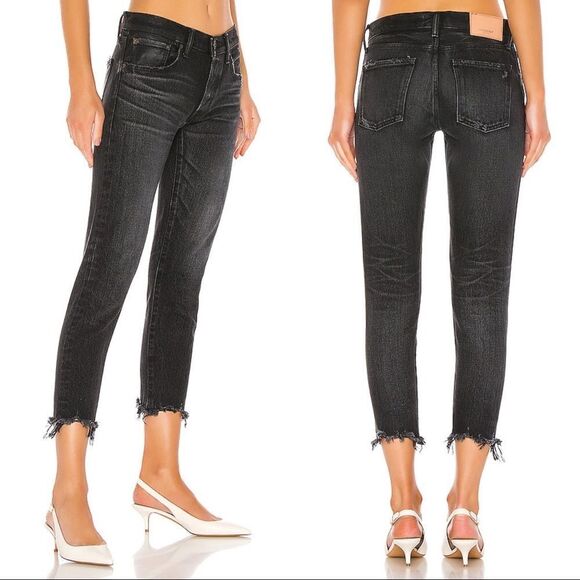 Moussy Vintage Staley Tapered in Black 28” - Picture 1 of 12